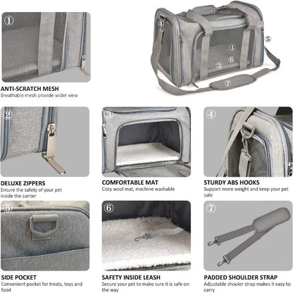 Mesh Yorkie Carrier Bag