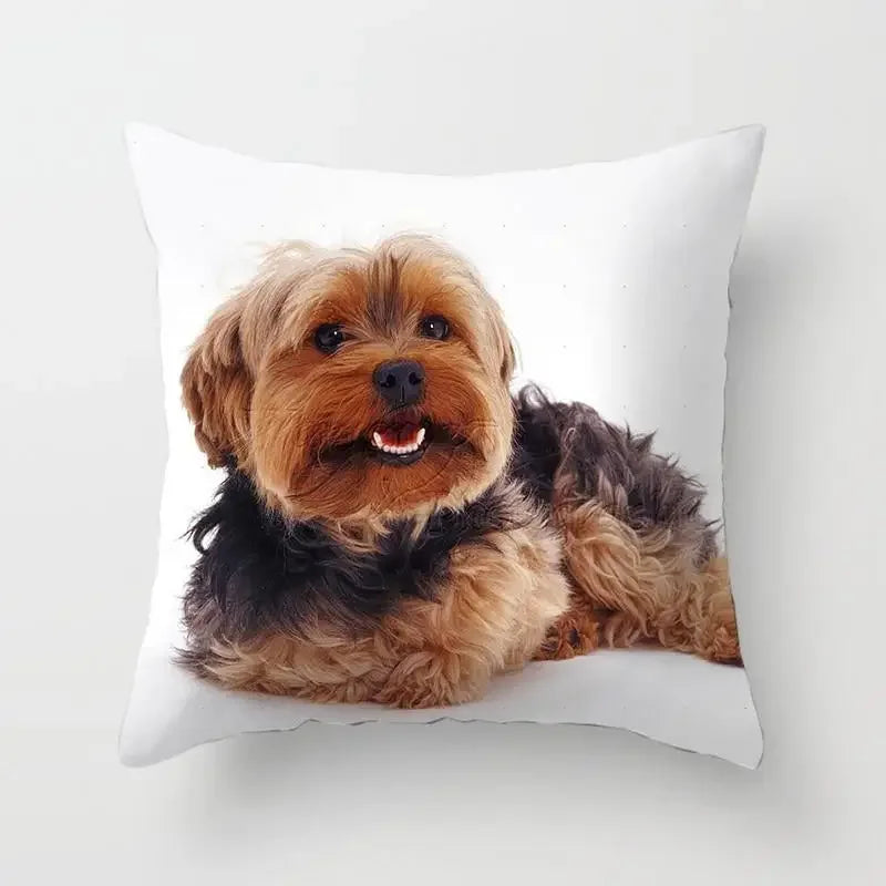 Yorkie Decor Pillow Case
