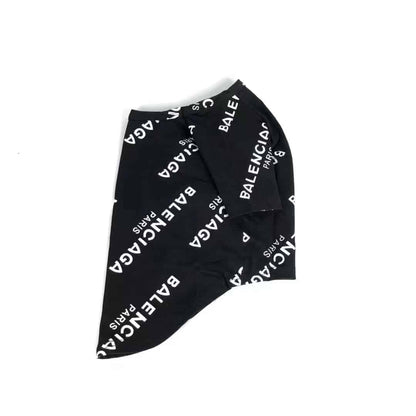 pawenciaga black designer dog t-shirt yorkies gram