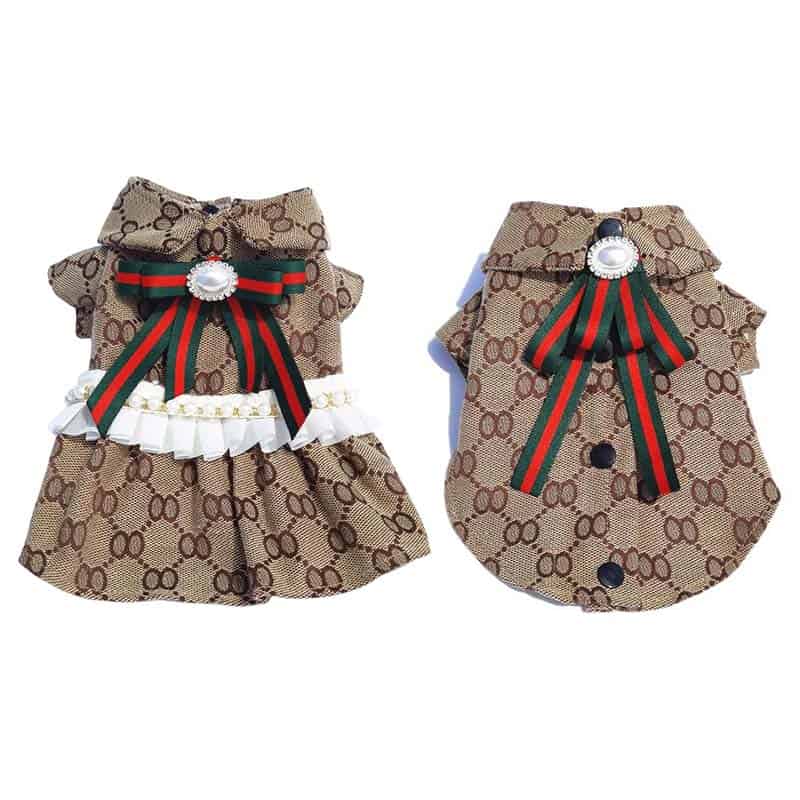 Yorkie Designer Dog Dress & Shirt