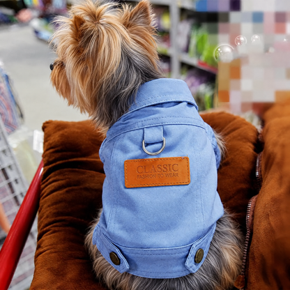 Denim Dream Yorkie Jacket - Blue