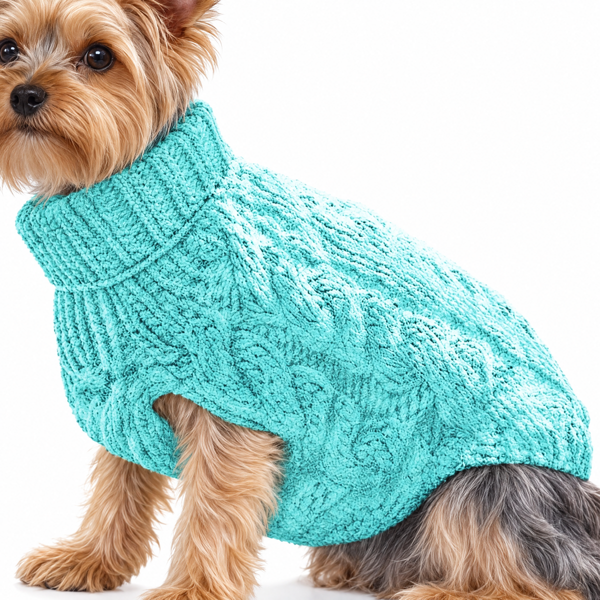 Soft Yorkie Sweater - Blue