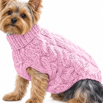 Soft Yorkie Sweater - Pink