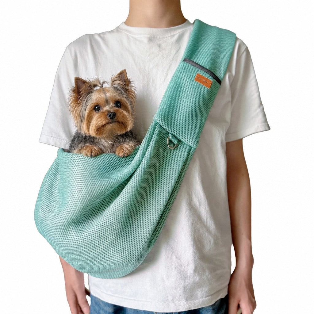 Mesh Crossbody Yorkie Carrier