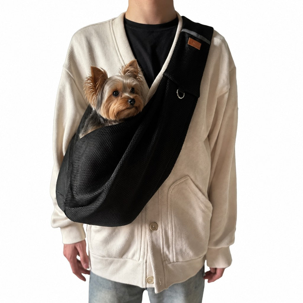 Mesh Crossbody Yorkie Carrier