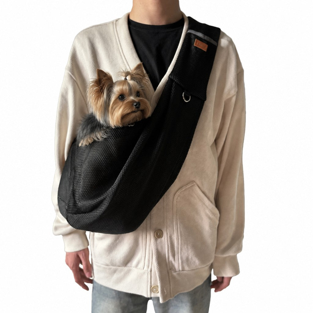 Mesh Crossbody Yorkie Carrier