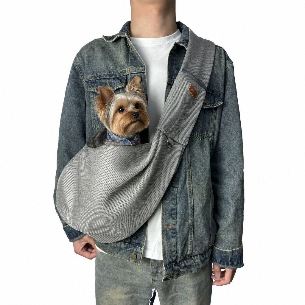 Mesh Crossbody Yorkie Carrier