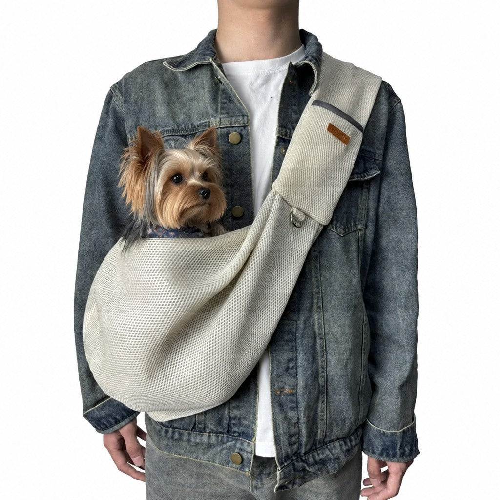 Mesh Crossbody Yorkie Carrier