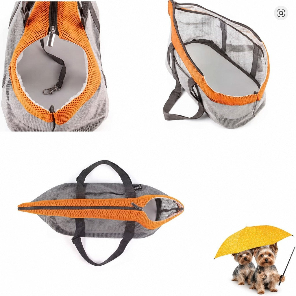 Mesh Yorkie Carrier Bag