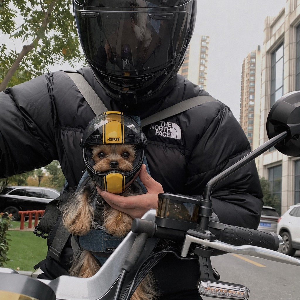 Small Dog Motorcycle Helmet
