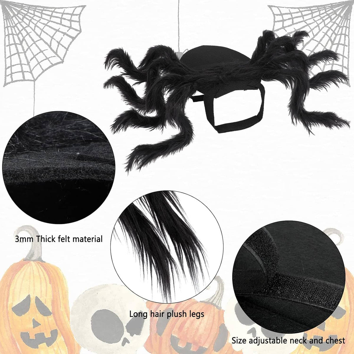 Spider Halloween Yorkie Costume