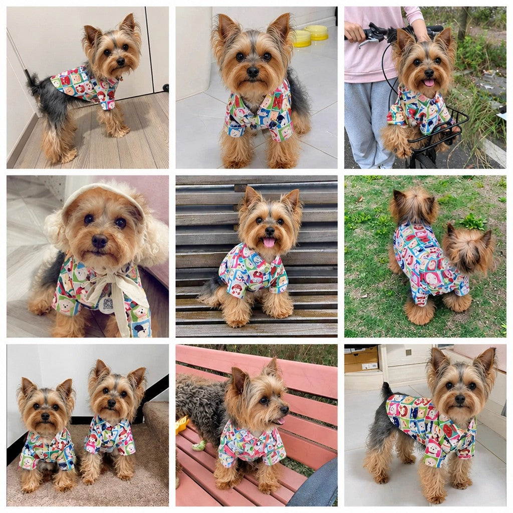 Summer Casual Yorkie Shirt