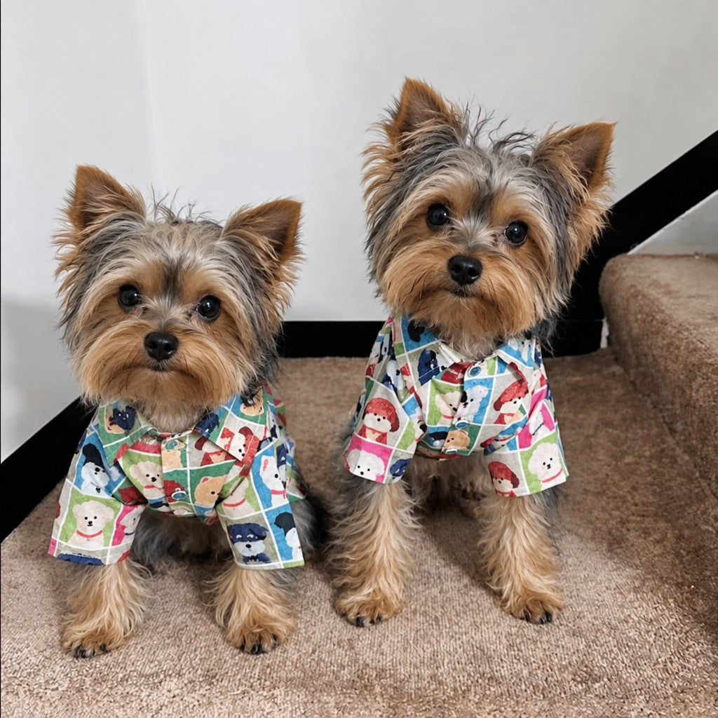 Summer Casual Yorkie Shirt