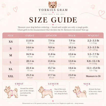 Yorkie Cozy Winter Puffer Jacket