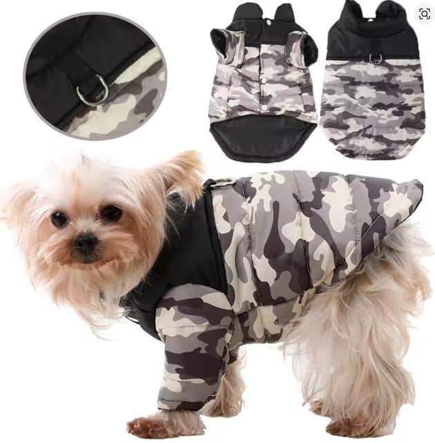 waterproof yorkie harness jacket 1