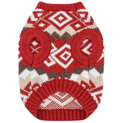 Cozy Aztec Yorkie Sweater