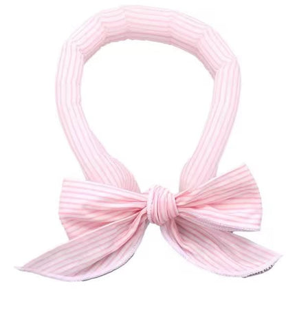 yorkie cooling scarf pink