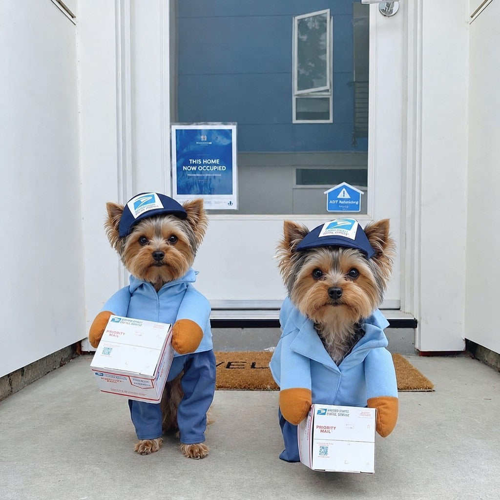 Yorkie Courier Halloween Costume