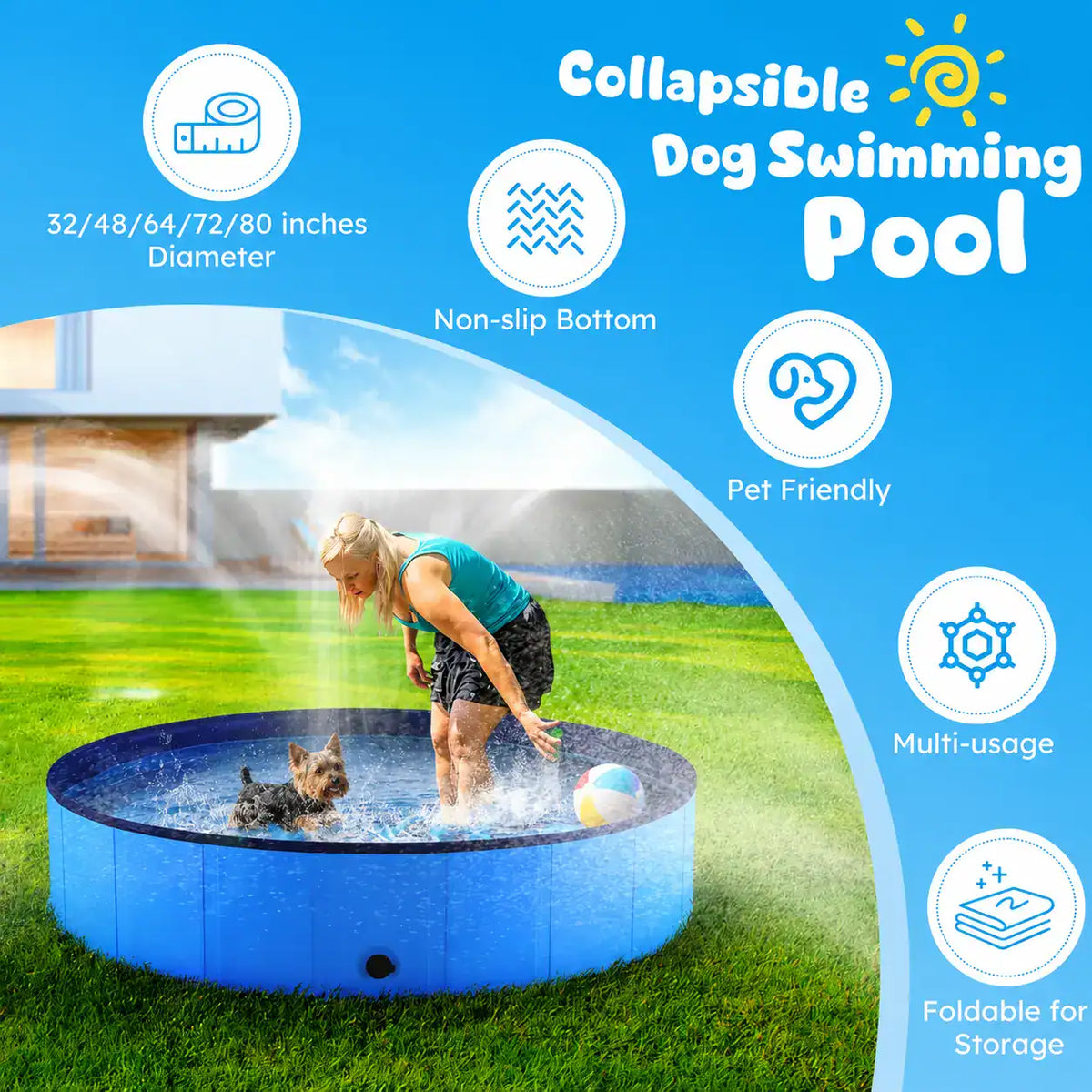 Yorkie Splash Pool