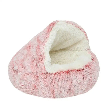 Fluffy Yorkie Cave Bed