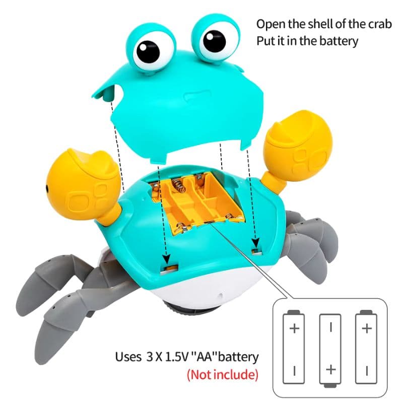 Running Crab Yorkie Toy
