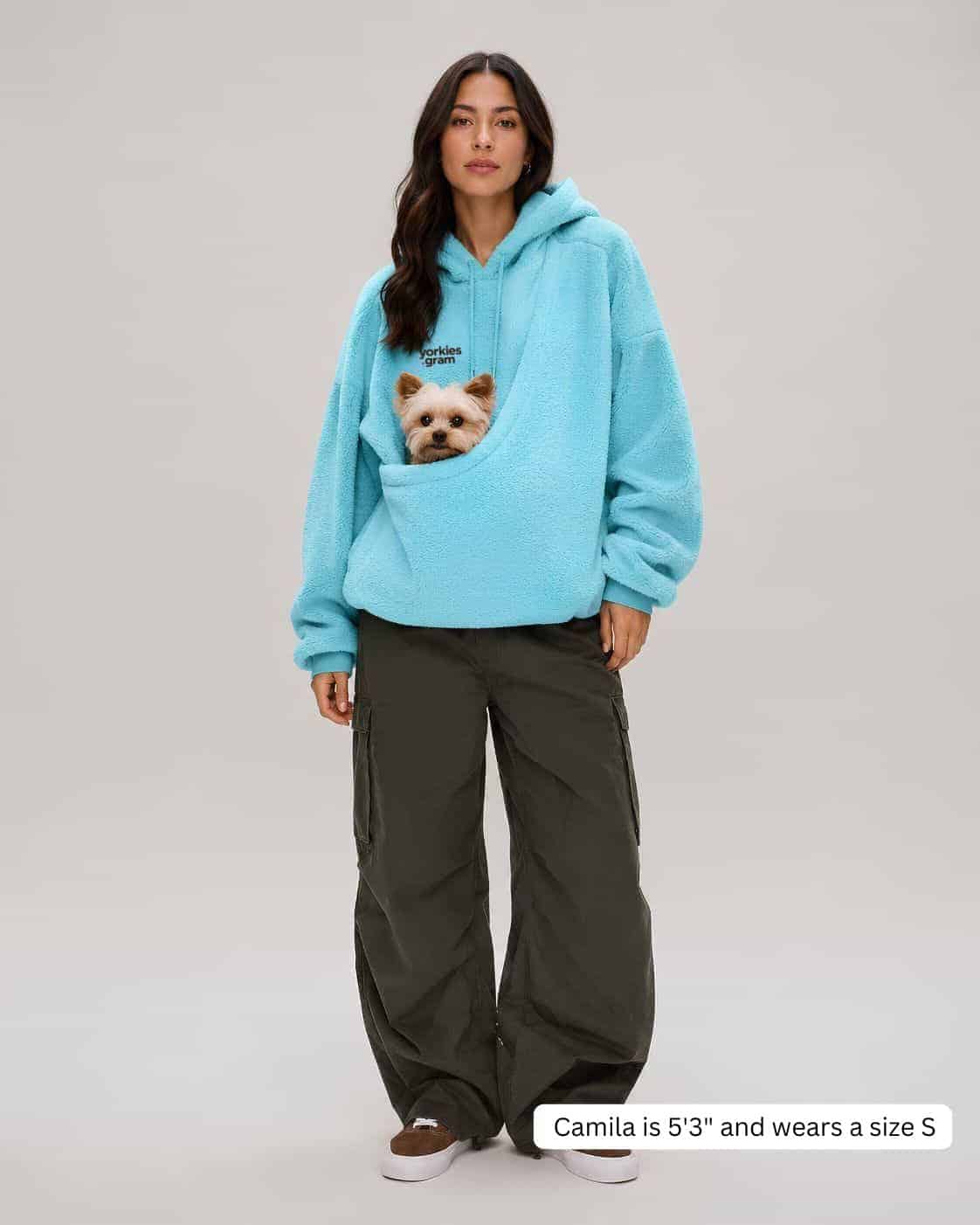 Yorkie Cuddle Hoodie