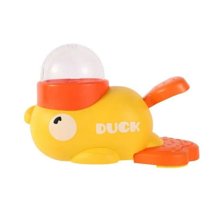 yorkies gram yorkie feeding duck toy