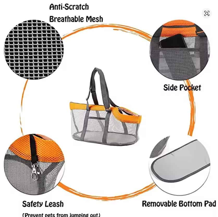Mesh Yorkie Carrier Bag
