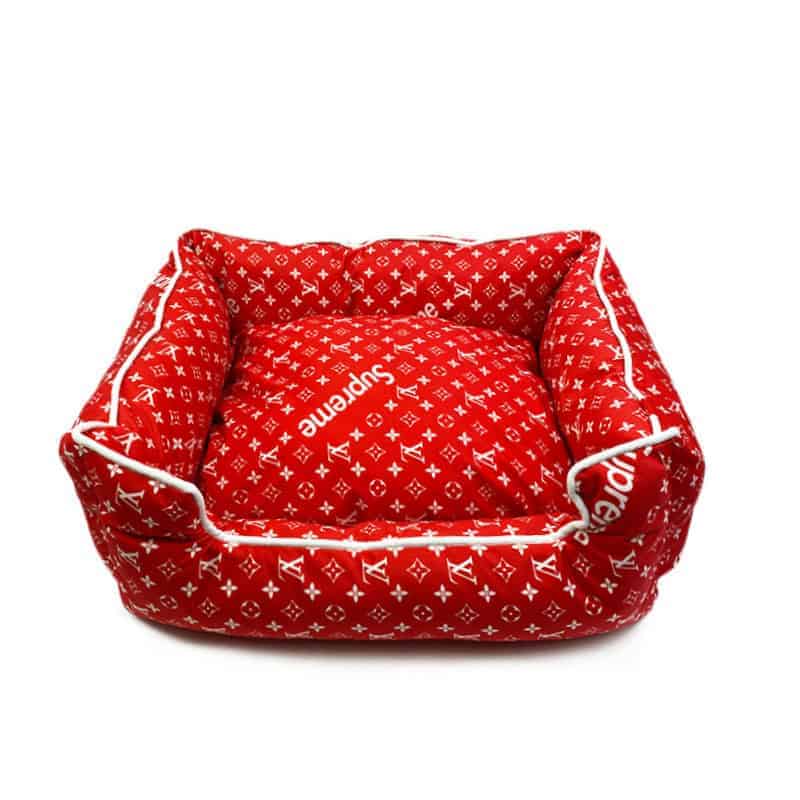 Louis Vuitton Cat Bed  Designer dog beds, Fashion dog carrier