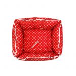 Red Louis Vuitton Designer Dog Bed - Image 5