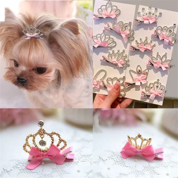 yorkie-christmas-crown-and-bow-set