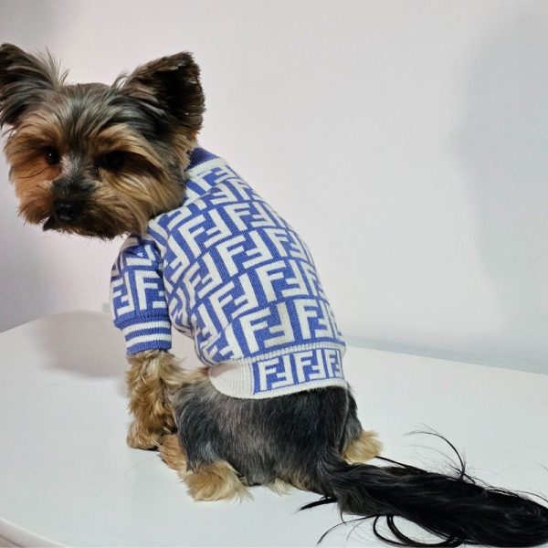 yorkies gram yorkie furdi sweater blue