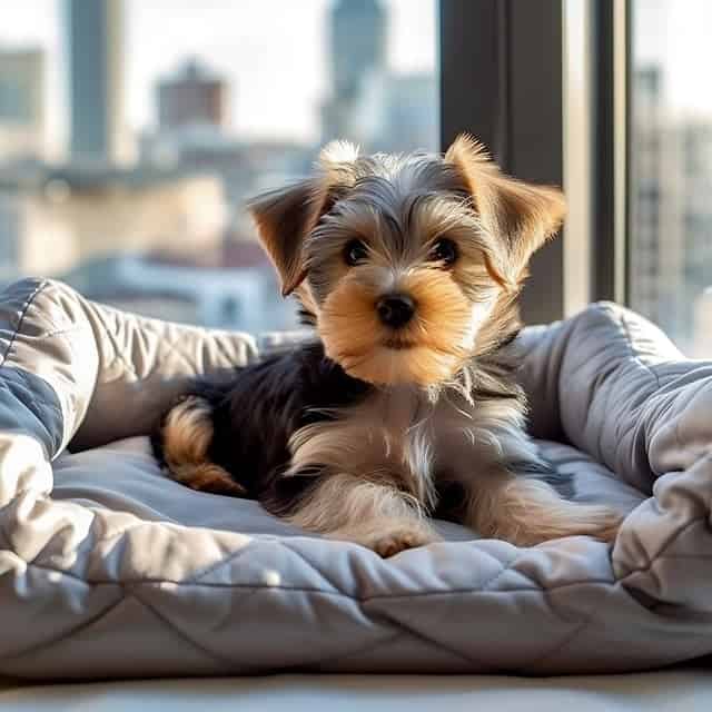 yorkie in heat