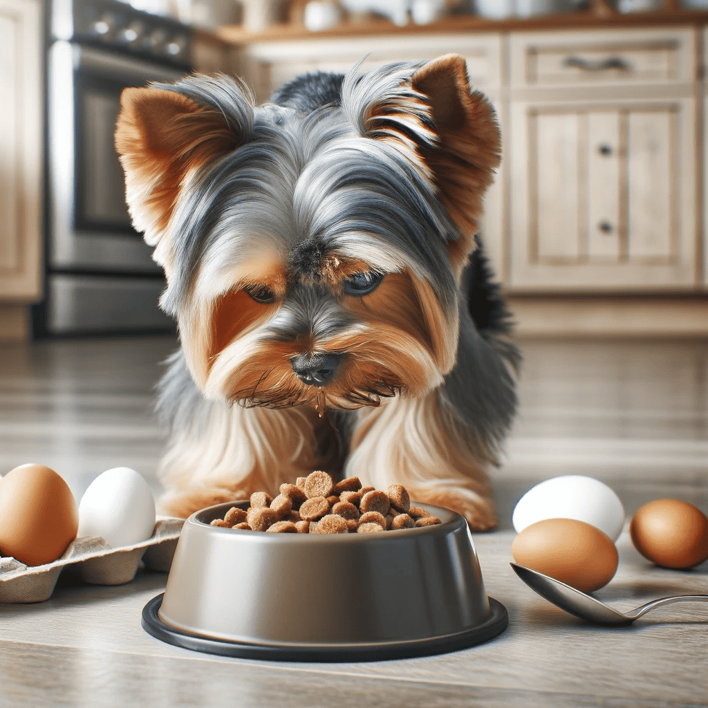 can yorkies eat eggs