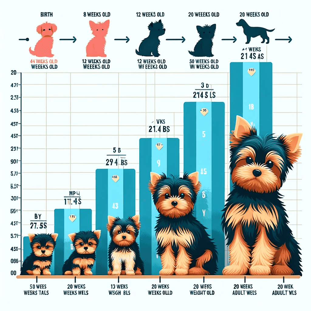 yorkie growth chart