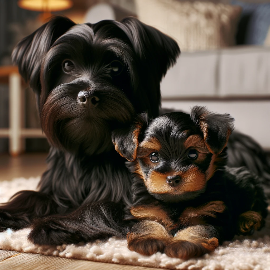 black yorkshire terrier