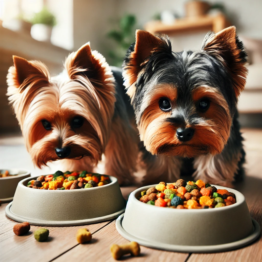 How much to feed a yorkie puppy best sale