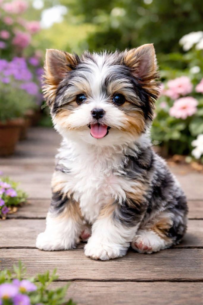 merle parti yorkie