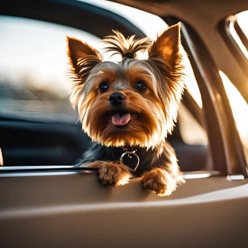 yorkie car sickness