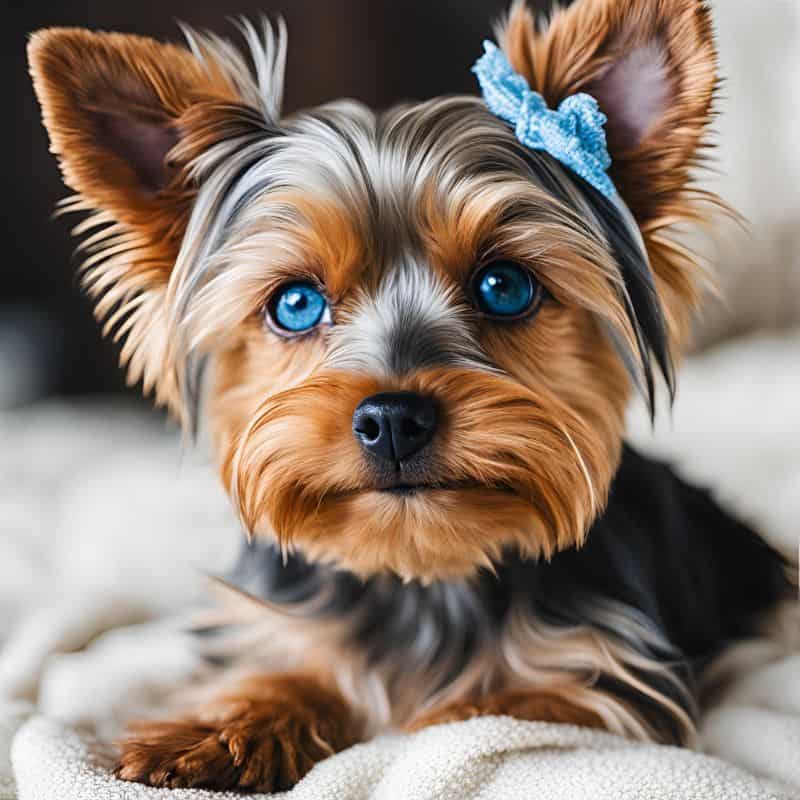 yorkie with one blue eye yorkies gram