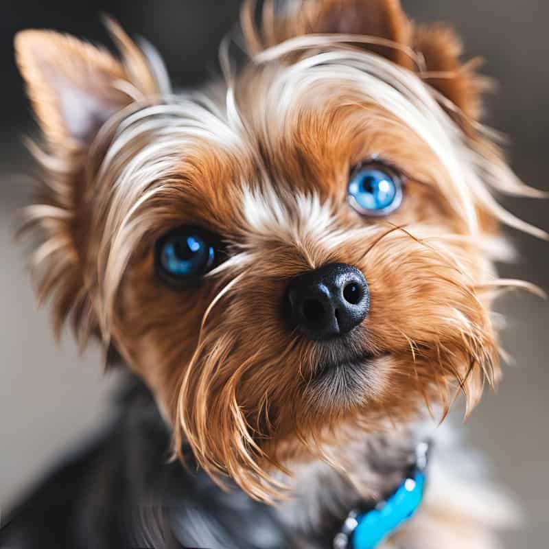 yorkie with one blue eye yorkies gram