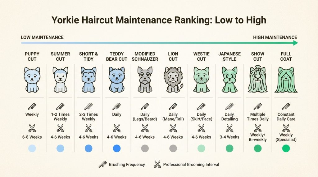 yorkie haircuts yorkies gram