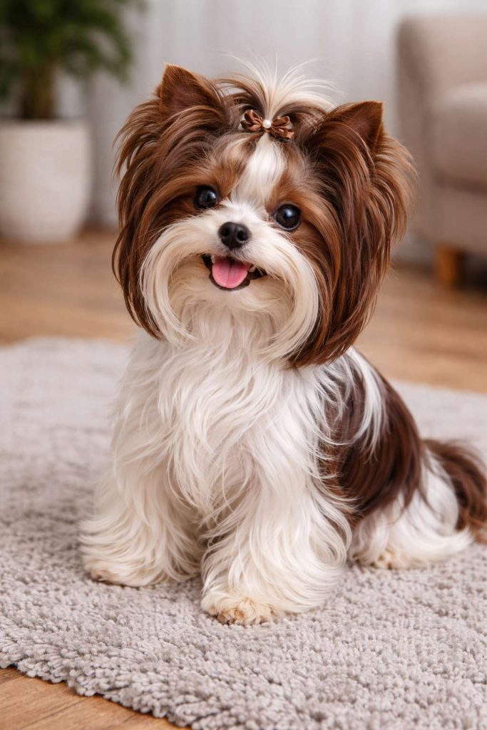 chocolate yorkies 
