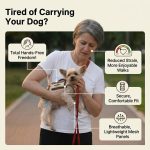 Hands-Free Shoulder Yorkie Carrier - Image 2