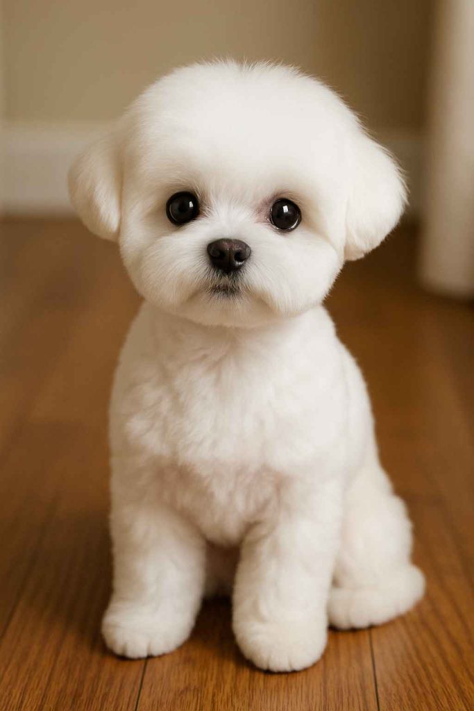 maltese korean haircut style
