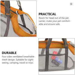 Mesh Yorkie Carrier Bag