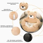 yorkies gram bear hug yorkie bed