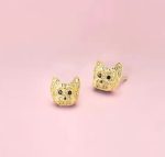 Yorkie Sparkle Studs