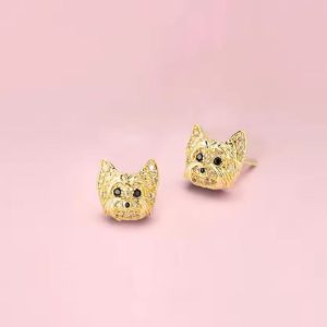 Yorkie Sparkle Studs
