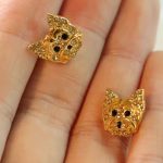 Yorkie Sparkle Studs